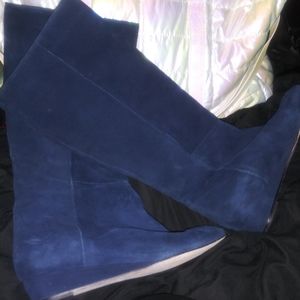 🛍 Loeffler Randall Navy Flat Boots🛍